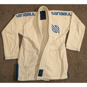 Sanabul Essential BJJ Jiu Jitsu Gi White Adult Size A0